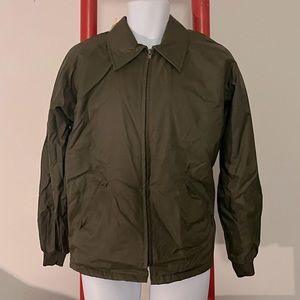 🔥NWT Vintage WINDLESS The FlapJacket Brown Zip Up Nylon Jacket X Size : Medium